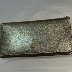 Ralph Lauren Gold Leather Wallet